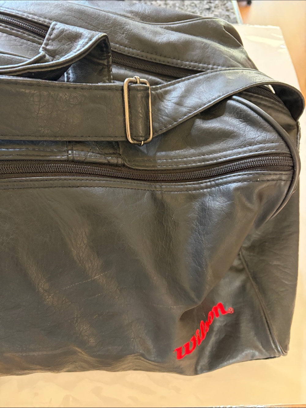 Wilson Black Convertible Duffel Backpack with Dual Straps